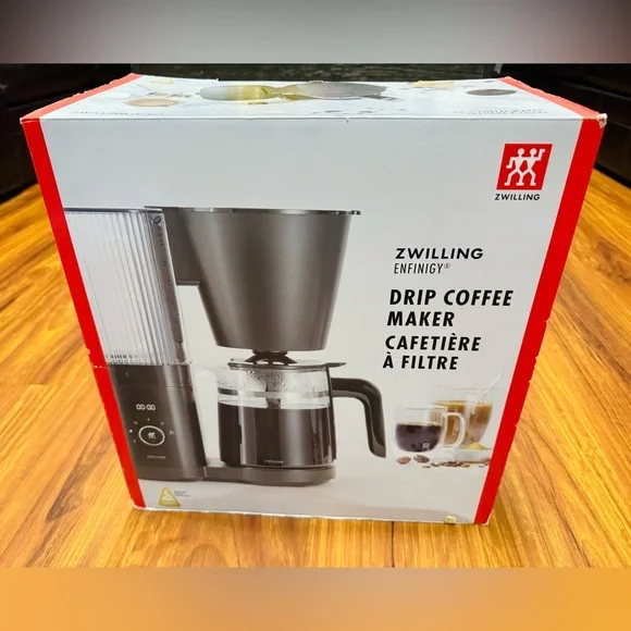 ZWILLING Enfinigy Drip Coffee Maker 12 Cup Awarded the SCA Black NEW